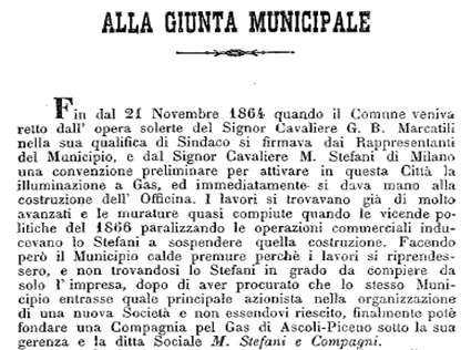 alla giunta municipale